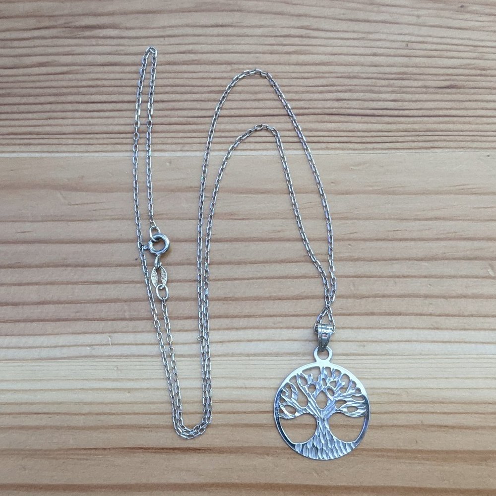 Sterling Silver Tree of Life Necklace - Picture 4 of 4